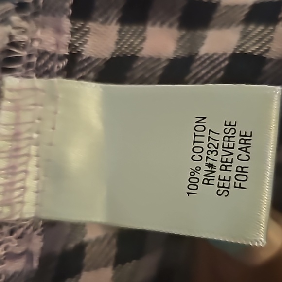 Croft & Barrow Lavender and Blue Plaid Button down 3/4 Sleeve Shirt XL - Picture 12 of 12